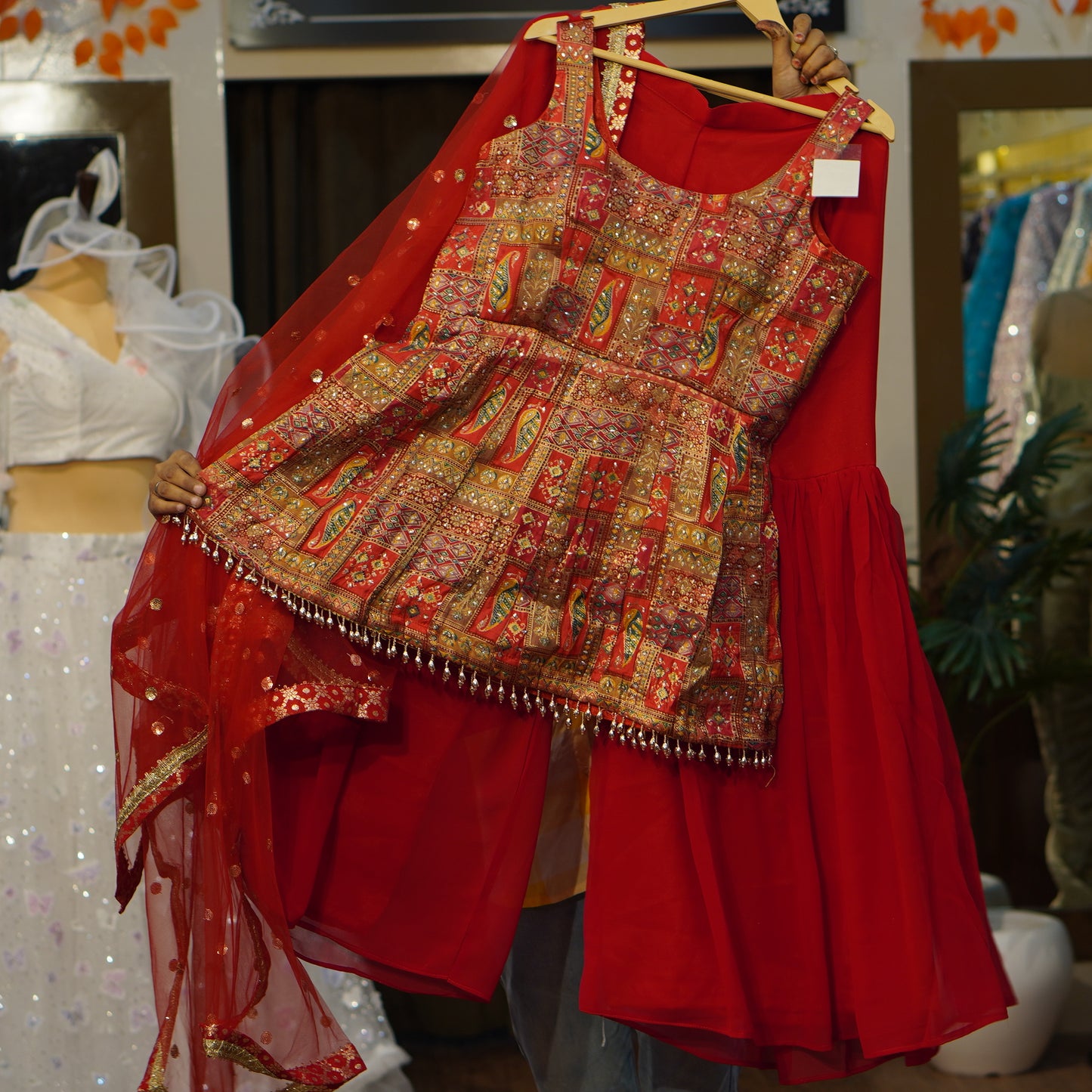 010-JAQUARD PAPLER-RED