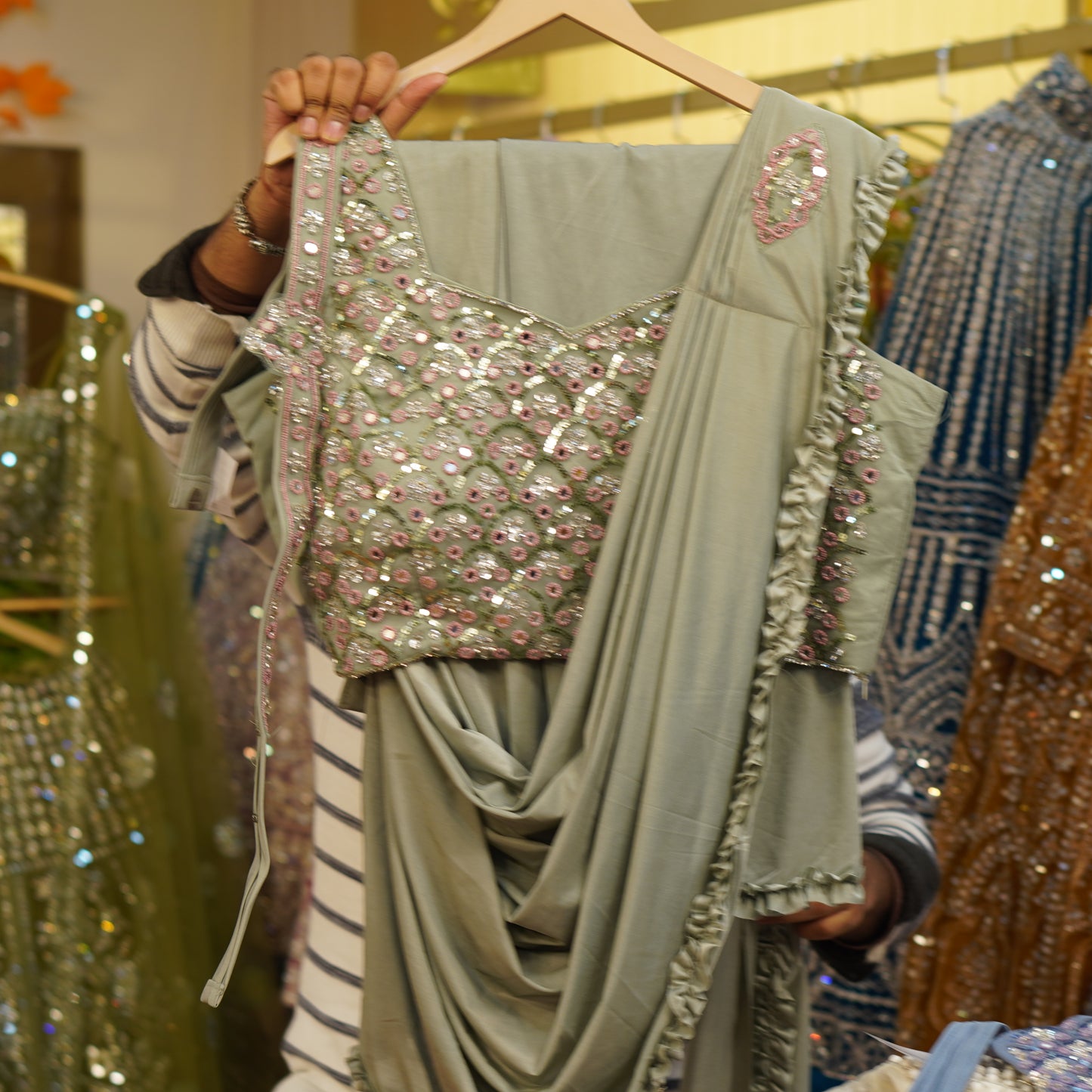 Readymade / PreDraped / Read To Wear Saree