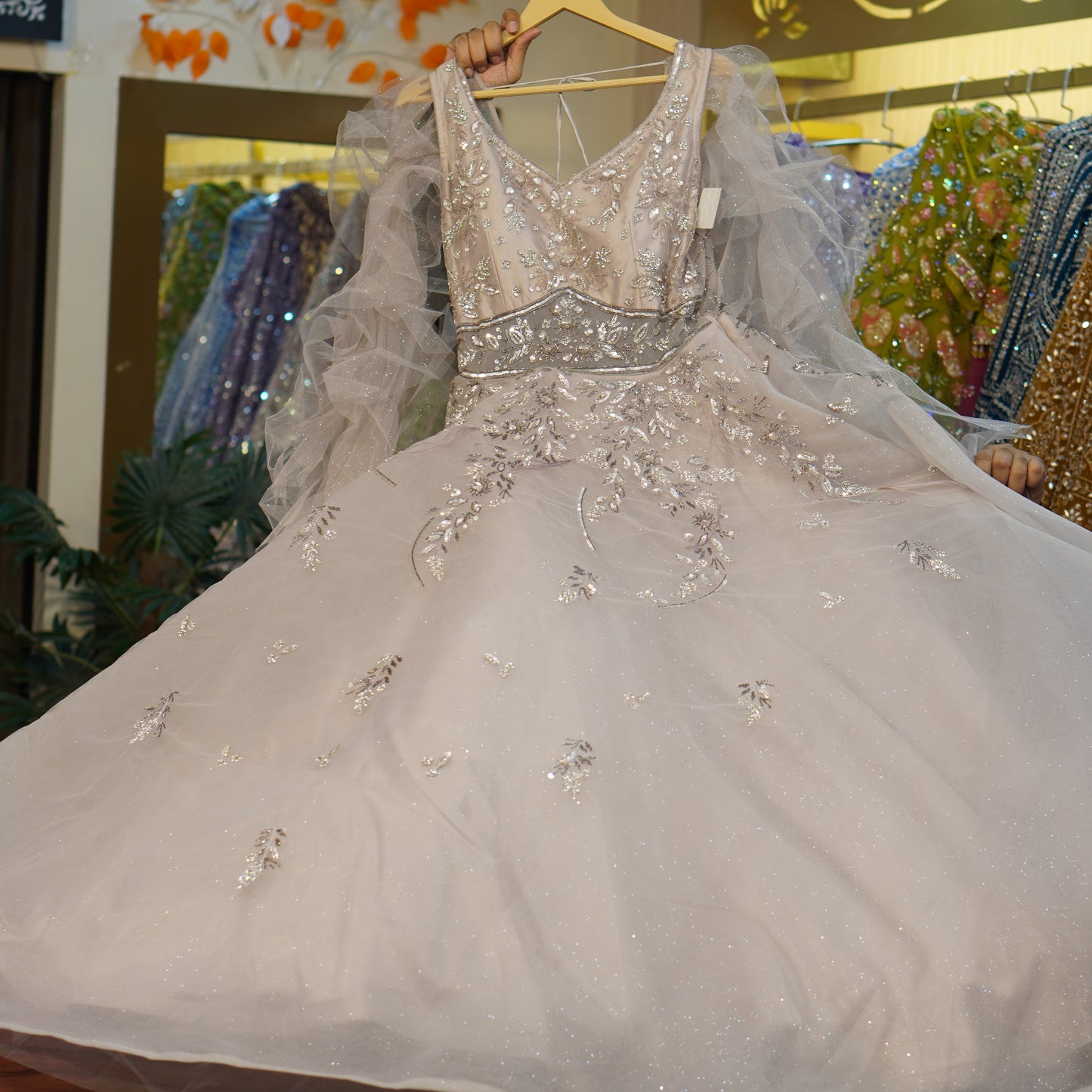 Ethnic Gown (buy online readymade Gowns)