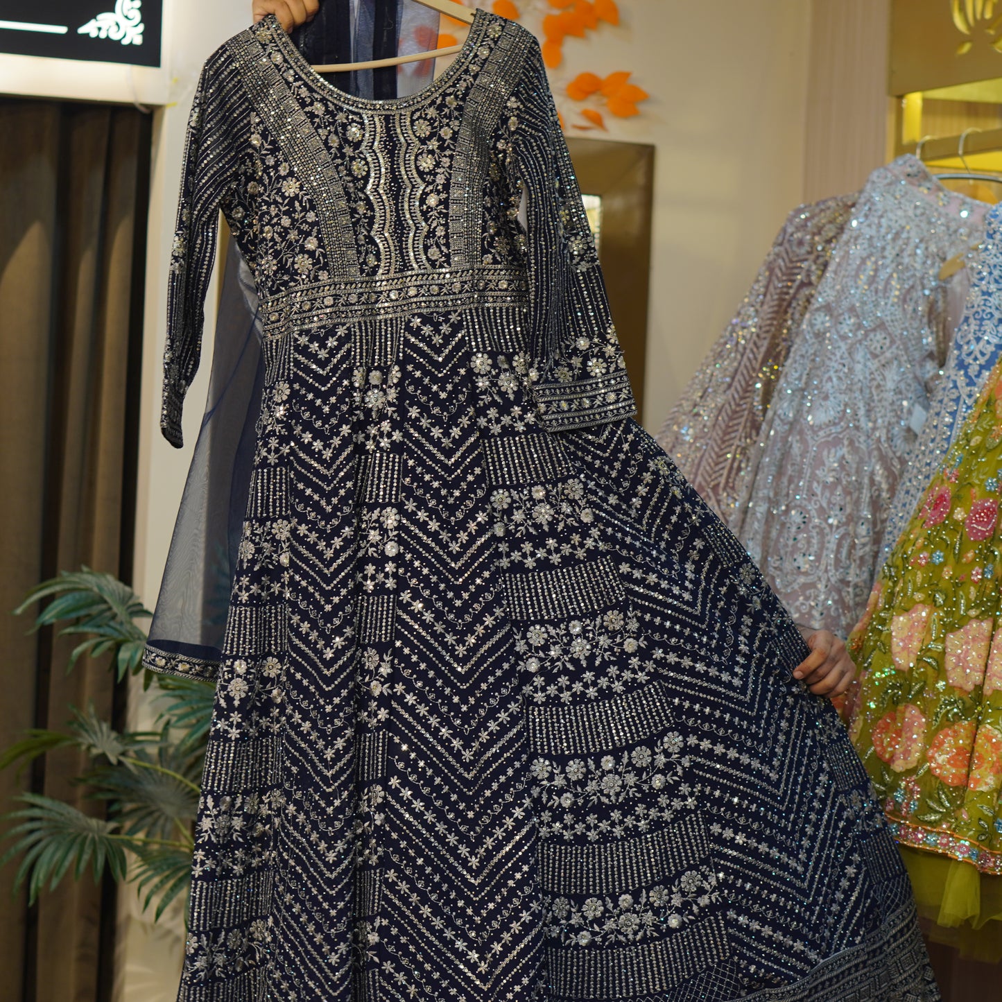 Ethnic Gown (buy online readymade Gowns)