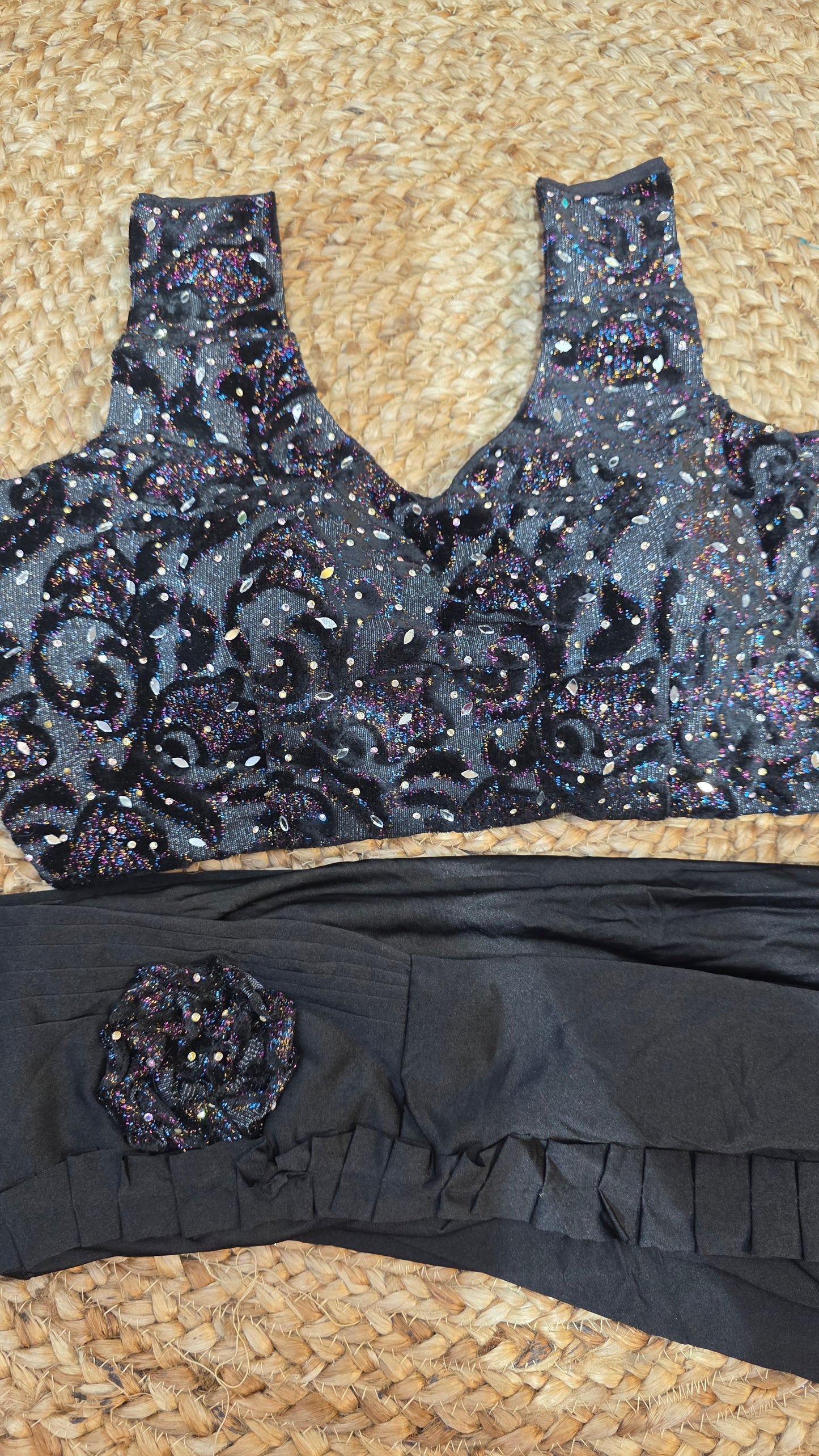 Black  saree