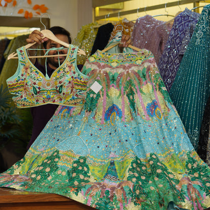 Lehenga set (buy online readymade lehenga choli)