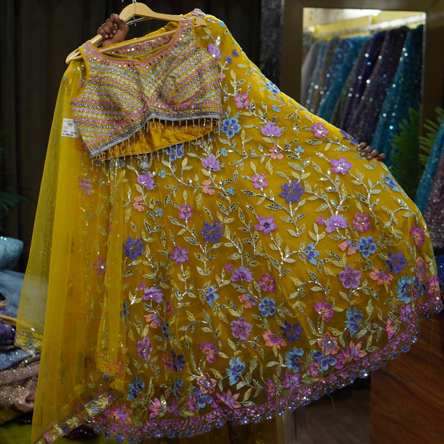 067-VEDHIKA-YELLOW+MULTI