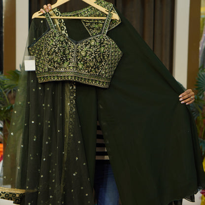 010-PURSE P.CHOLI-DARK GREEN