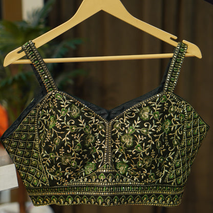 010-PURSE P.CHOLI-DARK GREEN