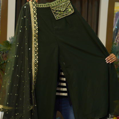 010-PURSE P.CHOLI-DARK GREEN