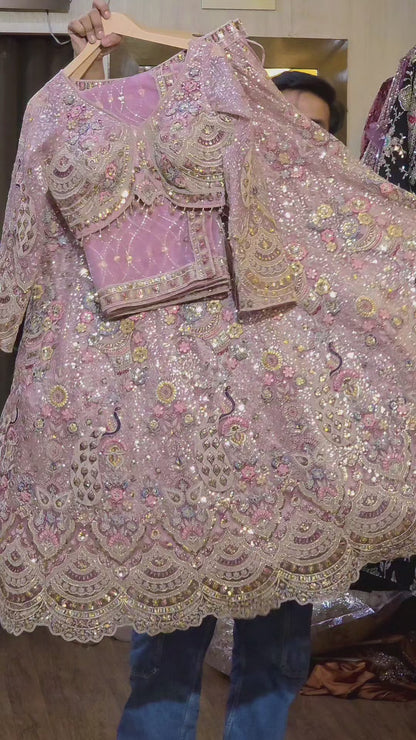 Viral peacock lehenga